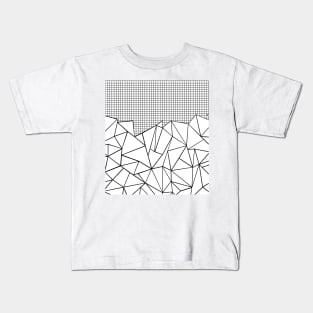 Ab Grid White Kids T-Shirt